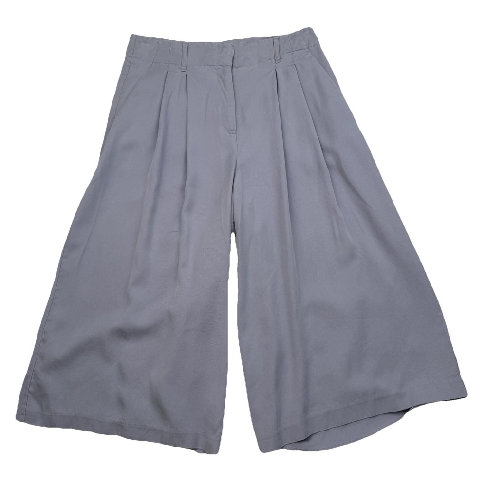 Harve Benard Wide Leg Pleated Culottes in Light Gray. Sadly a bit small on me.
